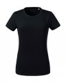 Dames T-shirt Organisch Russell R-118F-0 Black